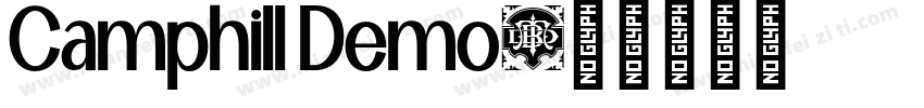Camphill Demo字体转换